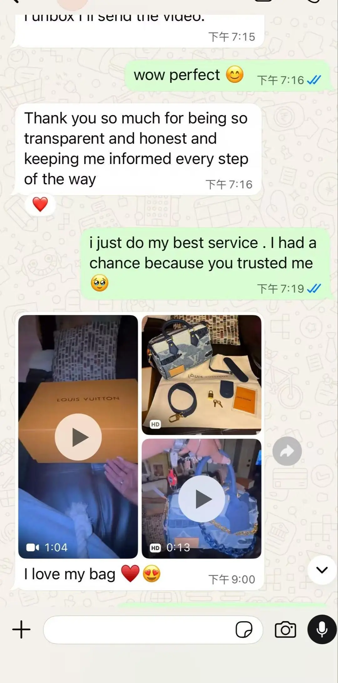 Customer review 1